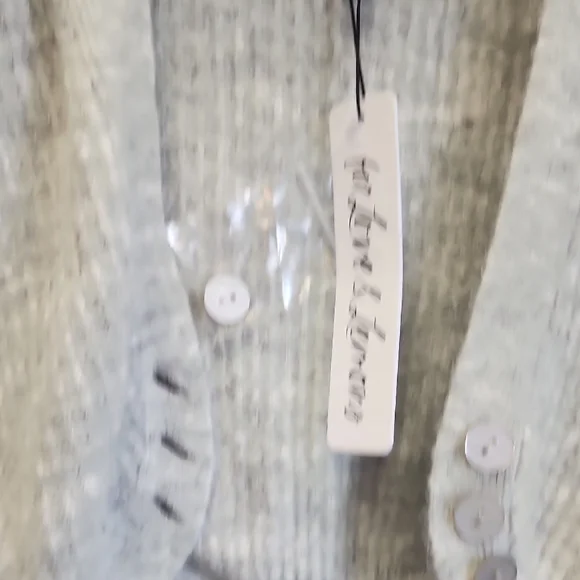 For Love And Lemons Gray Cropped Knit Shrug - Picture 3 of 7